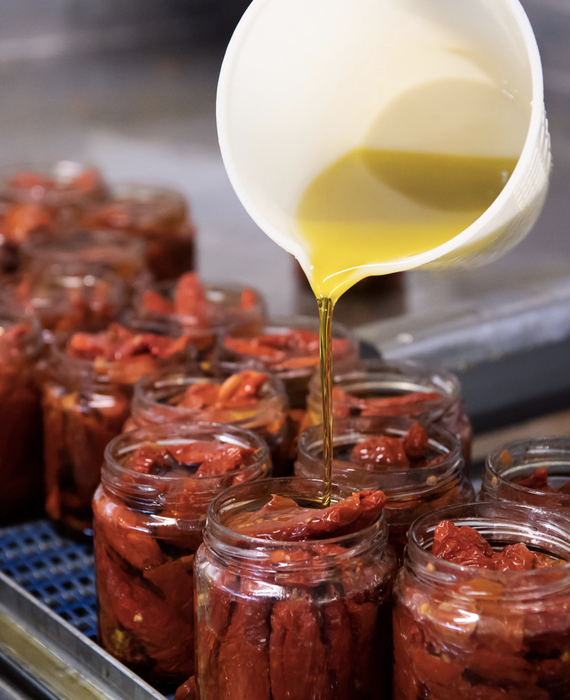 Tomates séchées à l'huile d'olive vierge