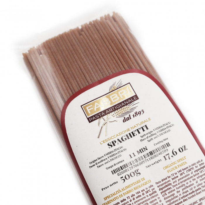 Spaghetti collection N°5  semoule d'Epeautre biologique Dicocco