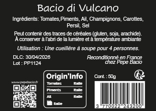 Bacio di Vulcano 50grs