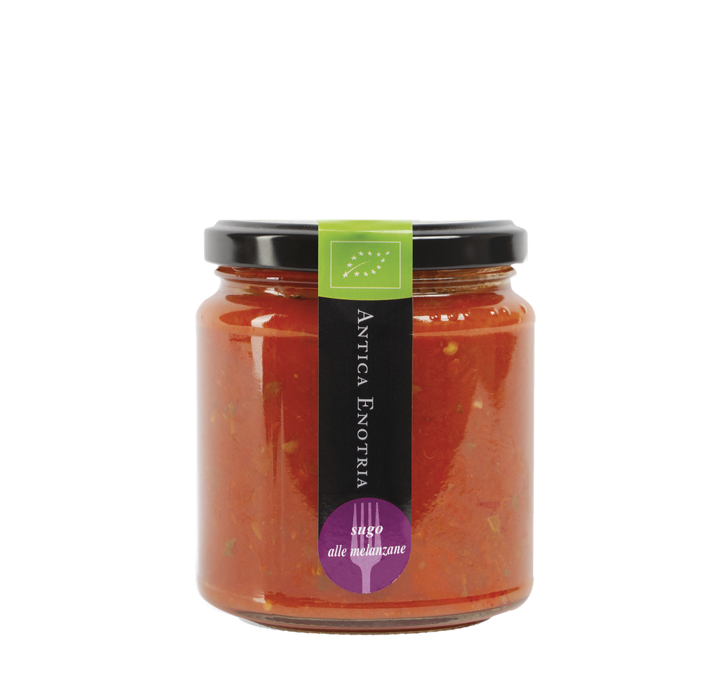 Tomato sauce with aubergines