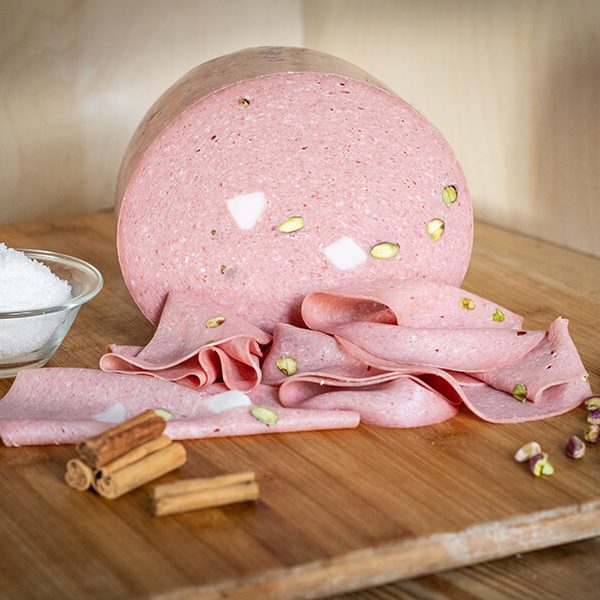 Mortadelle de Bologne IGP à la pistache sous vide