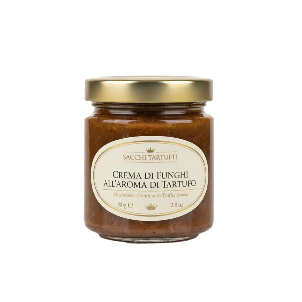 Crème aux champignons aromatisée à la truffe