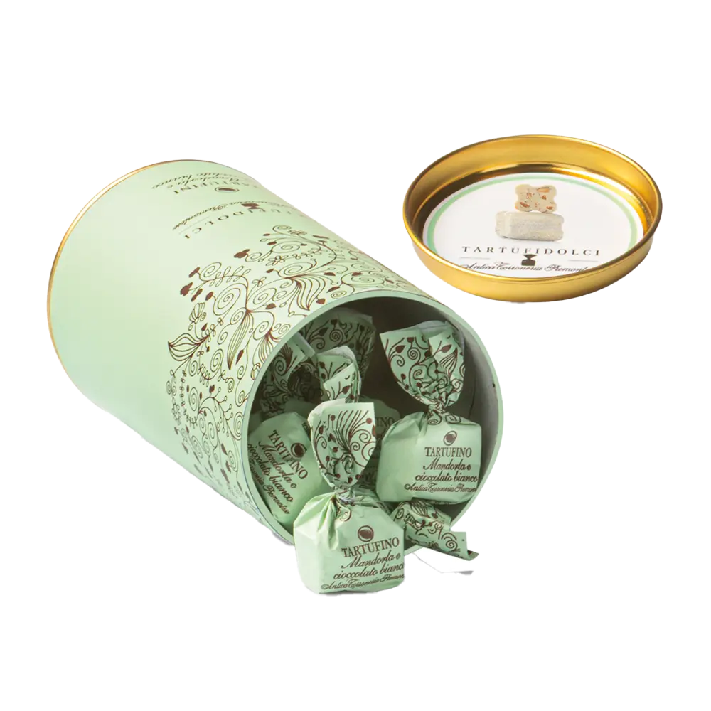 Tartufini box - Almond and White Chocolate