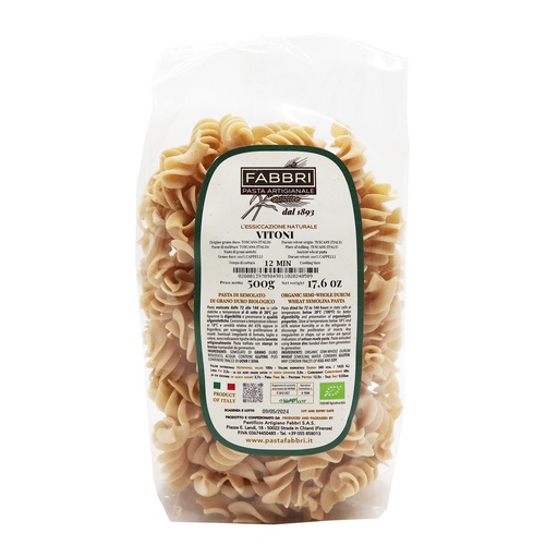 [PPAT00082] Fusilloni (Vitoni) Semolato Cappelli