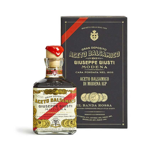 [PHUI00091] Giusti Vinaigre balsamique de Modene Giusti  5* Médailles d'Or cubica et boite cadeau
